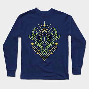 Deer Symmetry Ornament Long Sleeve T-Shirt